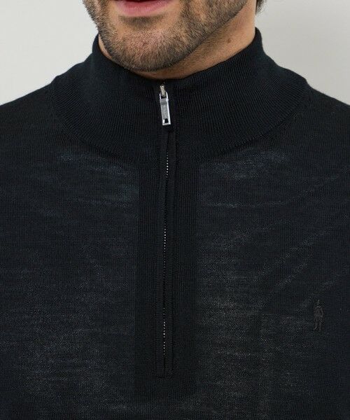 MACKINTOSH LONDON(MENS) / マッキントッシュ ロンドン 　メンズ ニット・セーター | 14ゲージウォッシャブルウールハーフジップニット | 詳細8