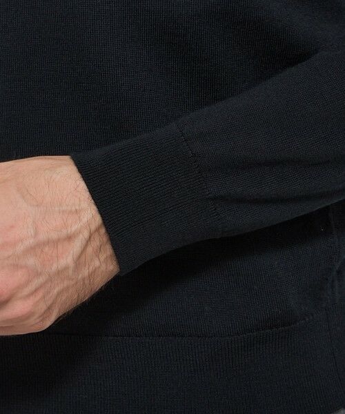 MACKINTOSH LONDON(MENS) / マッキントッシュ ロンドン 　メンズ ニット・セーター | 14ゲージウォッシャブルウールハーフジップニット | 詳細9