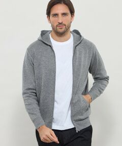 MACKINTOSH LONDON(MENS) / マッキントッシュ ロンドン 　メンズ ニット・セーター | ダブルフェイスジップアップパーカー