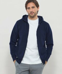 MACKINTOSH LONDON(MENS) / マッキントッシュ ロンドン 　メンズ ニット・セーター | ダブルフェイスジップアップパーカー