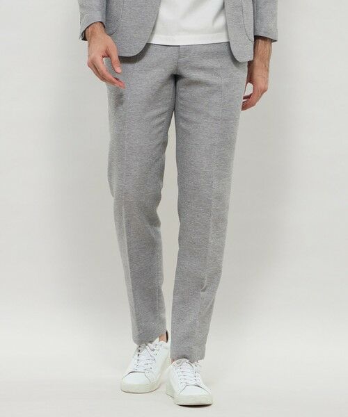 MACKINTOSH LONDON(MENS) / マッキントッシュ ロンドン メンズ その他パンツ | 【WEB・一部店舗限定】【BREASY JACKET】ウール混レノクロスセットアップパンツ(グレー)