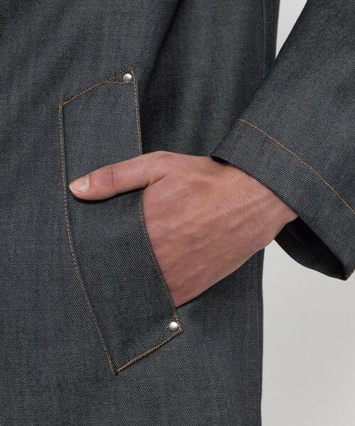 MACKINTOSH LONDON(MENS) / マッキントッシュ ロンドン メンズ その他アウター | 【WORSTED DENIM】ステンカラーデニムコート | 詳細7