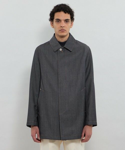 MACKINTOSH LONDON(MENS) / マッキントッシュ ロンドン メンズ その他アウター | 【WORSTED DENIM】ステンカラーデニムコート | 詳細2