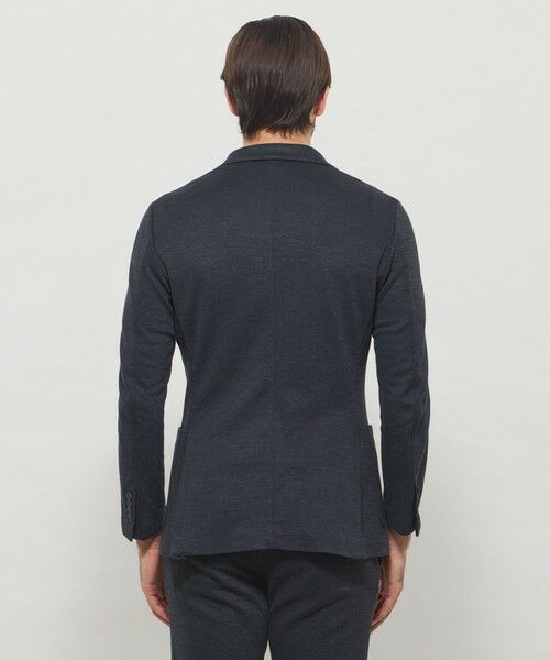 MACKINTOSH LONDON(MENS) / マッキントッシュ ロンドン 　メンズ ノーカラージャケット | 【WEB・一部店舗限定】【FLEX JERSEY】ホップサックジャージーセットアップジャケット | 詳細5