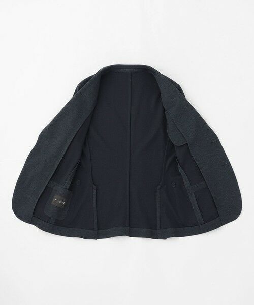 MACKINTOSH LONDON(MENS) / マッキントッシュ ロンドン 　メンズ ノーカラージャケット | 【WEB・一部店舗限定】【FLEX JERSEY】ホップサックジャージーセットアップジャケット | 詳細11