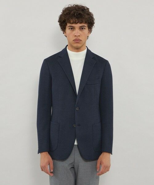 MACKINTOSH LONDON(MENS) / マッキントッシュ ロンドン メンズ ノーカラージャケット | 【FLEX JERSEY】バーズアイジャージージャケット | 詳細4
