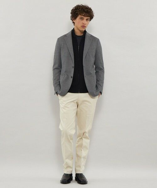 MACKINTOSH LONDON(MENS) / マッキントッシュ ロンドン メンズ ノーカラージャケット | 【FLEX JERSEY】バーズアイジャージージャケット | 詳細1