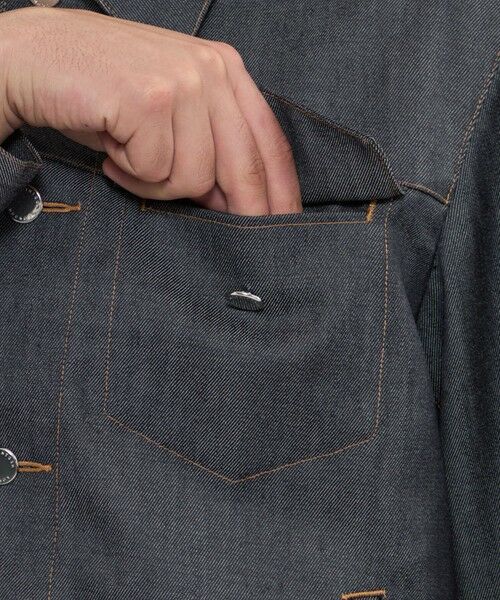 MACKINTOSH LONDON(MENS) / マッキントッシュ ロンドン メンズ ブルゾン | 【WORSTED DENIM】デニムジャケット | 詳細5