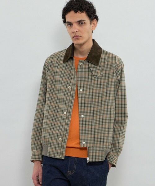 MACKINTOSH LONDON(MENS) / マッキントッシュ ロンドン メンズ ブルゾン | 【DORMEUIL/ドーメル】ドライバーズブルゾン(ベージュ6)