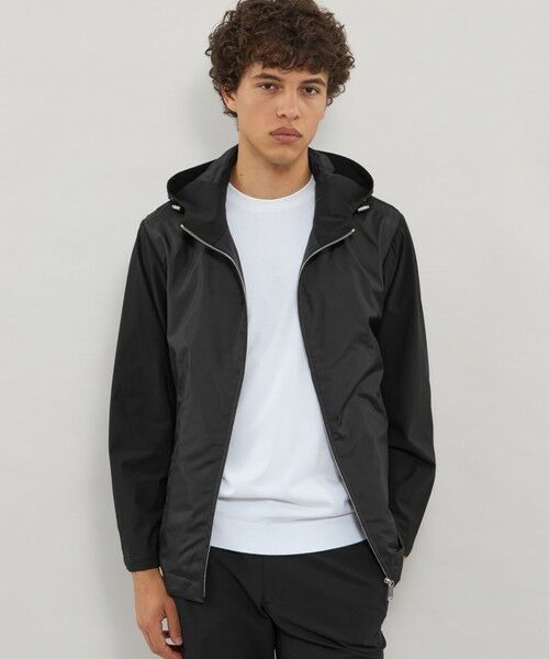 MACKINTOSH LONDON(MENS) / マッキントッシュ ロンドン メンズ ブルゾン | 【EURO JERSEY/ユーロジャージー】フーデッドブルゾン(ブラック)