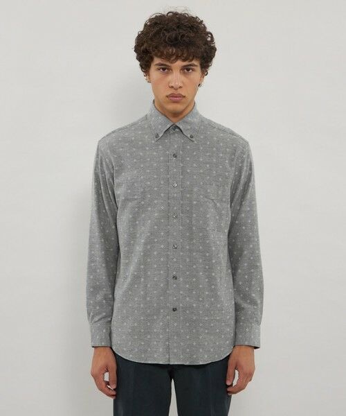 MACKINTOSH LONDON(MENS) / マッキントッシュ ロンドン 　メンズ シャツ・ブラウス | 小紋プリントボタンダウンシャツ | 詳細4