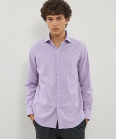 MACKINTOSH LONDON(MENS) / マッキントッシュ ロンドン 　メンズ シャツ・ブラウス | シャンブレーピーチワイドカラーシャツ