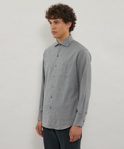 MACKINTOSH LONDON(MENS) / マッキントッシュ ロンドン 　メンズ シャツ・ブラウス | シャンブレーピーチワイドカラーシャツ | 詳細5