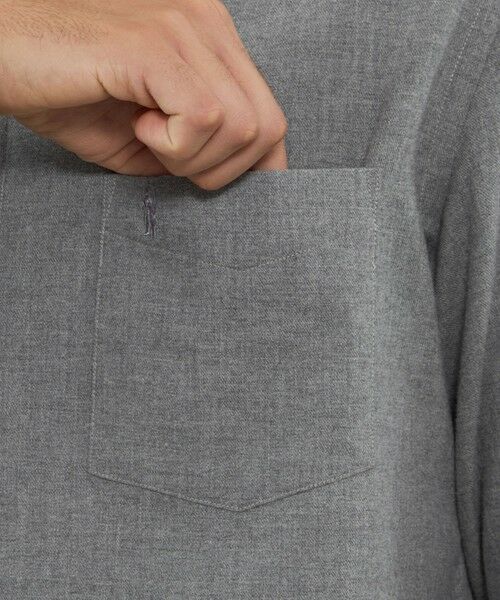MACKINTOSH LONDON(MENS) / マッキントッシュ ロンドン 　メンズ シャツ・ブラウス | シャンブレーピーチワイドカラーシャツ | 詳細7