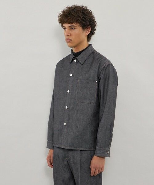 MACKINTOSH LONDON(MENS) / マッキントッシュ ロンドン メンズ シャツ・ブラウス | 【WORSTED DENIM】デニムシャツ | 詳細4