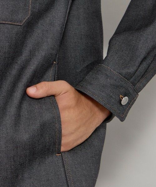 MACKINTOSH LONDON(MENS) / マッキントッシュ ロンドン メンズ シャツ・ブラウス | 【WORSTED DENIM】デニムシャツ | 詳細7