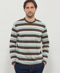 MACKINTOSH LONDON(MENS) / マッキントッシュ ロンドン 　メンズ カットソー | ラガーボーダーロングスリーブTシャツ