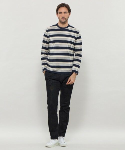 MACKINTOSH LONDON(MENS) / マッキントッシュ ロンドン メンズ カットソー | ラガーボーダーロングスリーブTシャツ | 詳細1