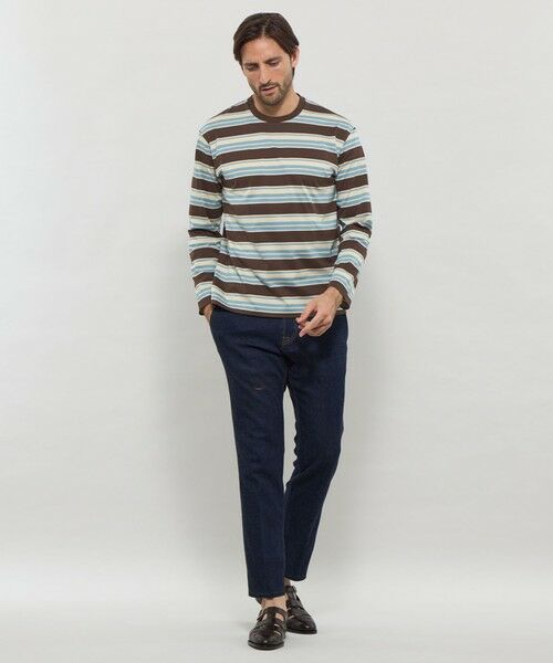 MACKINTOSH LONDON(MENS) / マッキントッシュ ロンドン メンズ カットソー | ラガーボーダーロングスリーブTシャツ | 詳細2