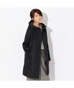 MACKINTOSH PHILOSOPHY / マッキントッシュ フィロソフィー その他アウター | 【耐久はっ水】【花粉プロテクト】【LINDETH リンデス】ポランプロテクトフーデッドキルティングコート