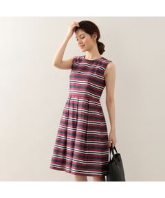 MACKINTOSH PHILOSOPHY / マッキントッシュ フィロソフィー ミニ丈・ひざ丈ワンピース | 【ウォッシャブル】コットンリネンデニムライク ワンピース