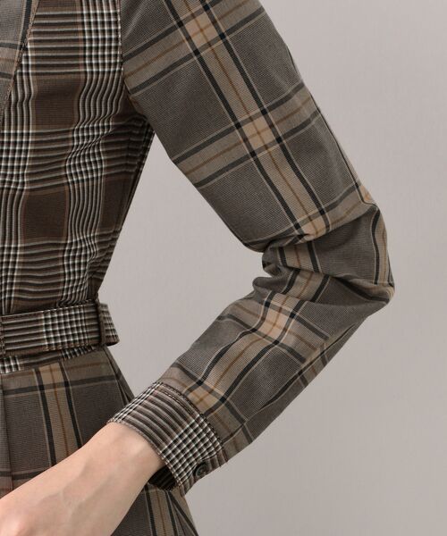 セール ウォッシャブル ダブルチェック ワンピース ロング マキシ丈ワンピース Mackintosh Philosophy マッキントッシュ フィロソフィー ファッション通販 タカシマヤファッションスクエア