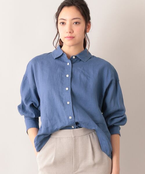セール ウォッシャブル リネンシャツ シャツ ブラウス Mackintosh Philosophy マッキントッシュ フィロソフィー ファッション通販 タカシマヤファッションスクエア