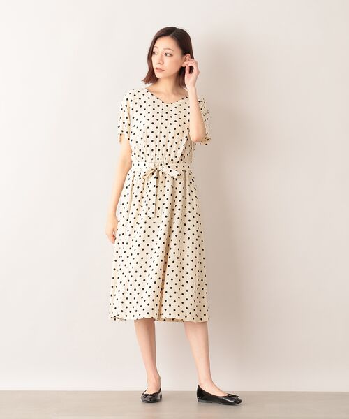 セール ドットプリントワンピース ロング マキシ丈ワンピース Mackintosh Philosophy マッキントッシュ フィロソフィー ファッション通販 タカシマヤファッションスクエア