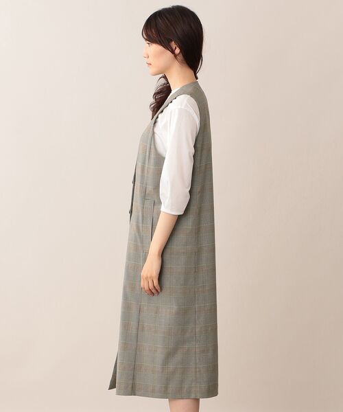 セール グレンチェックジャンパースカート ロング マキシ丈ワンピース Mackintosh Philosophy マッキントッシュ フィロソフィー ファッション通販 タカシマヤファッションスクエア