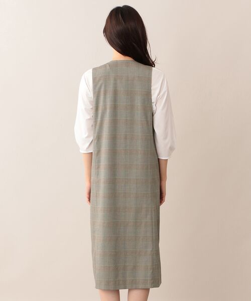 セール グレンチェックジャンパースカート ロング マキシ丈ワンピース Mackintosh Philosophy マッキントッシュ フィロソフィー ファッション通販 タカシマヤファッションスクエア