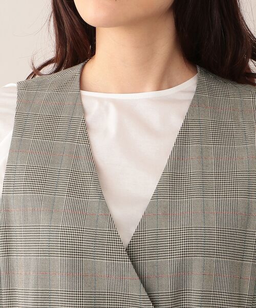 セール グレンチェックジャンパースカート ロング マキシ丈ワンピース Mackintosh Philosophy マッキントッシュ フィロソフィー ファッション通販 タカシマヤファッションスクエア