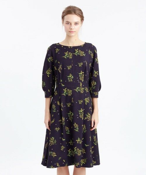 セール ミモザプリントワンピース ロング マキシ丈ワンピース Mackintosh Philosophy マッキントッシュ フィロソフィー ファッション通販 タカシマヤファッションスクエア