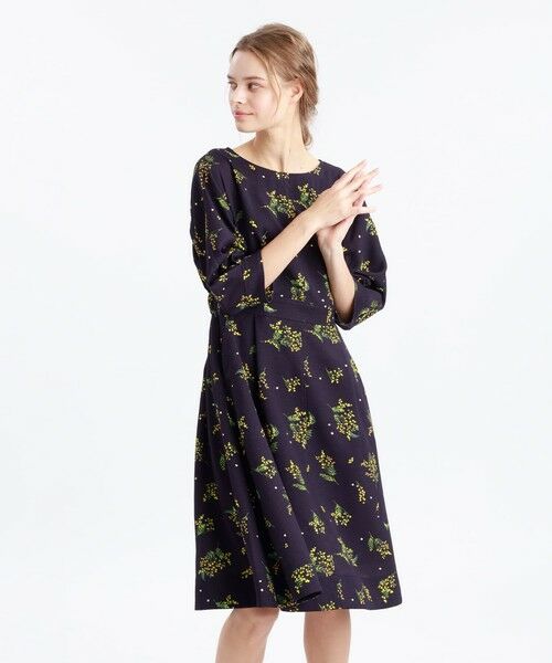 セール ミモザプリントワンピース ロング マキシ丈ワンピース Mackintosh Philosophy マッキントッシュ フィロソフィー ファッション通販 タカシマヤファッションスクエア