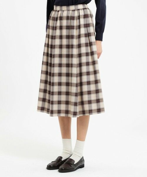 MACKINTOSH PHILOSOPHY / マッキントッシュ フィロソフィー ロング・マキシ丈スカート | ブリティッシュチェックツイルスカート | 詳細6