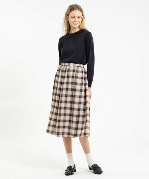 MACKINTOSH PHILOSOPHY / マッキントッシュ フィロソフィー ロング・マキシ丈スカート | ブリティッシュチェックツイルスカート | 詳細4