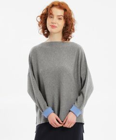 MACKINTOSH PHILOSOPHY / マッキントッシュ フィロソフィー ニット・セーター | 【WEB限定】ボートネックバイカラーニット