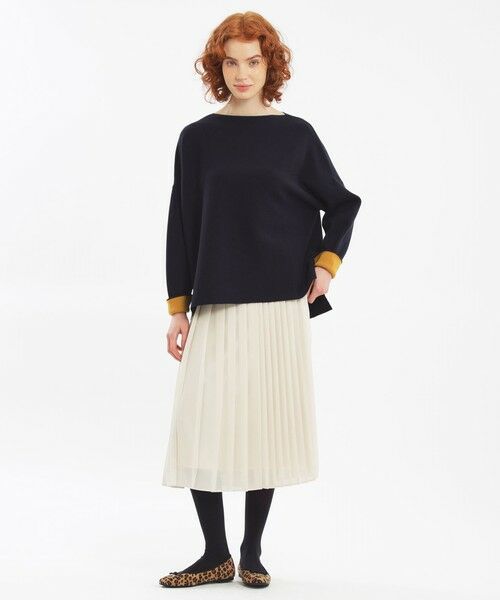 MACKINTOSH PHILOSOPHY / マッキントッシュ フィロソフィー ニット・セーター | 【WEB限定】ボートネックバイカラーニット | 詳細2