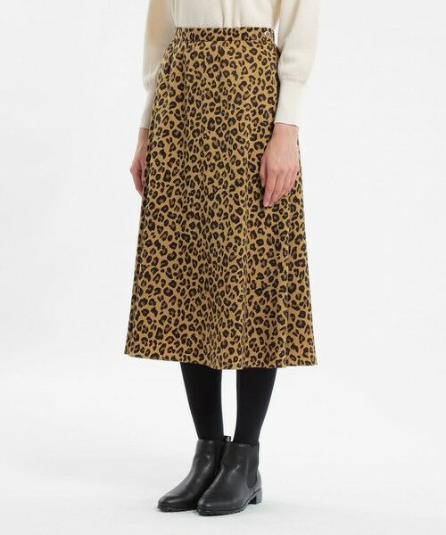 MACKINTOSH PHILOSOPHY / マッキントッシュ フィロソフィー ロング・マキシ丈スカート | レオパードフレアスカート | 詳細5