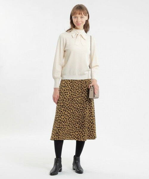 MACKINTOSH PHILOSOPHY / マッキントッシュ フィロソフィー ロング・マキシ丈スカート | レオパードフレアスカート | 詳細3