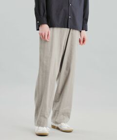 GREY LABEL コットンリネンシンチバックパンツ