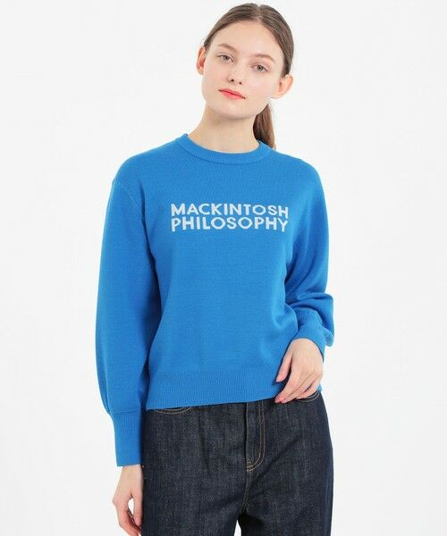 MACKINTOSH PHILOSOPHY マッキントッシュ　セーター　ブルー