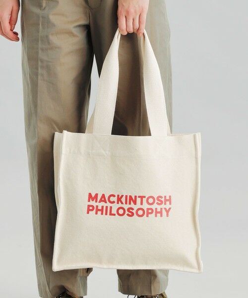 MACKINTOSH PHILOSOPHY / マッキントッシュ フィロソフィー メッセンジャーバッグ・ウエストポーチ | GREY LABEL ボールドロゴスクエアトート | 詳細3