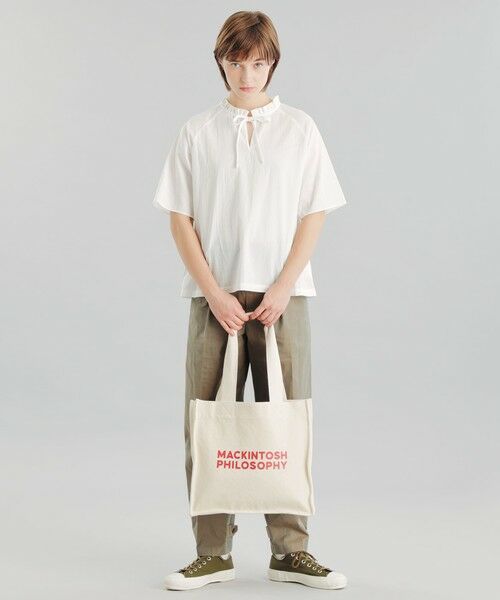 MACKINTOSH PHILOSOPHY / マッキントッシュ フィロソフィー メッセンジャーバッグ・ウエストポーチ | GREY LABEL ボールドロゴスクエアトート | 詳細1