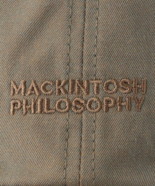 MACKINTOSH PHILOSOPHY / マッキントッシュ フィロソフィー ハット | GREY LABEL コットンギャバジンロゴキャップ | 詳細7