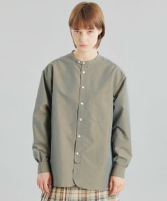 ◆◆GREY LABEL シャンブレーバンドカラーシャツ