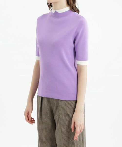 MACKINTOSH PHILOSOPHY / マッキントッシュ フィロソフィー ニット・セーター | 【2023年秋冬商品】Cleric Collar Knit ショートスリーブプルオーバー | 詳細6