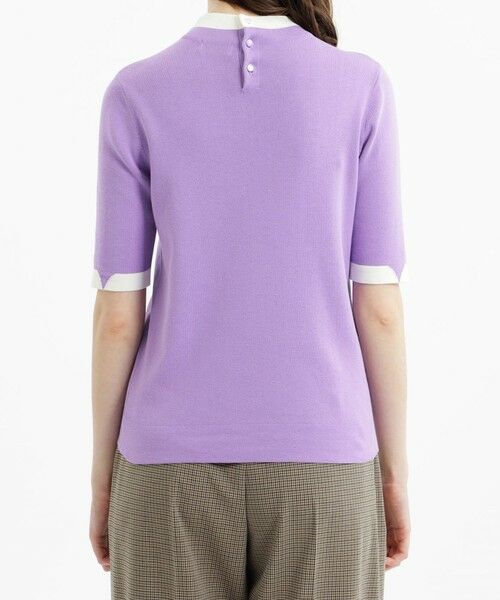 MACKINTOSH PHILOSOPHY / マッキントッシュ フィロソフィー ニット・セーター | 【2023年秋冬商品】Cleric Collar Knit ショートスリーブプルオーバー | 詳細7