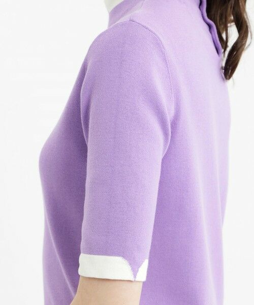 MACKINTOSH PHILOSOPHY / マッキントッシュ フィロソフィー ニット・セーター | 【2023年秋冬商品】Cleric Collar Knit ショートスリーブプルオーバー | 詳細8