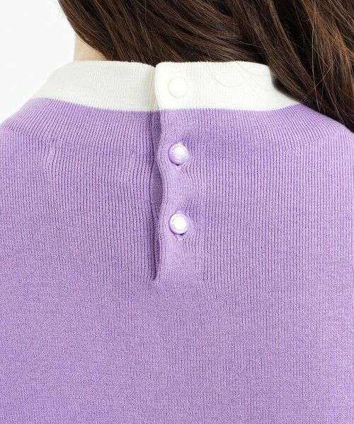 MACKINTOSH PHILOSOPHY / マッキントッシュ フィロソフィー ニット・セーター | 【2023年秋冬商品】Cleric Collar Knit ショートスリーブプルオーバー | 詳細9