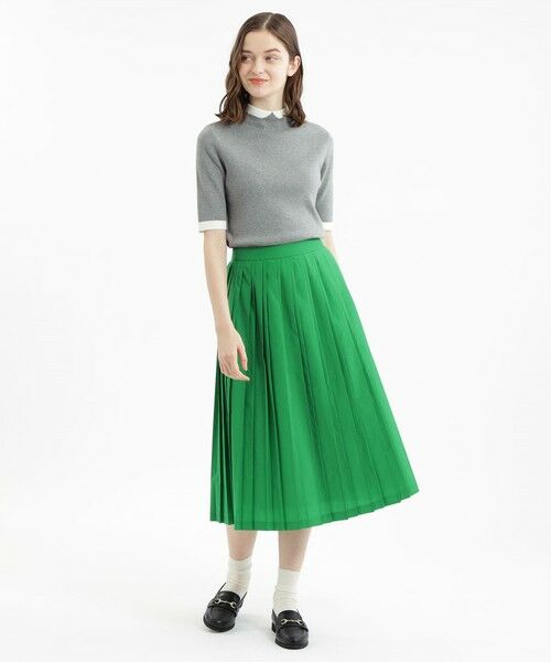 MACKINTOSH PHILOSOPHY / マッキントッシュ フィロソフィー ニット・セーター | 【2023年秋冬商品】Cleric Collar Knit ショートスリーブプルオーバー | 詳細1